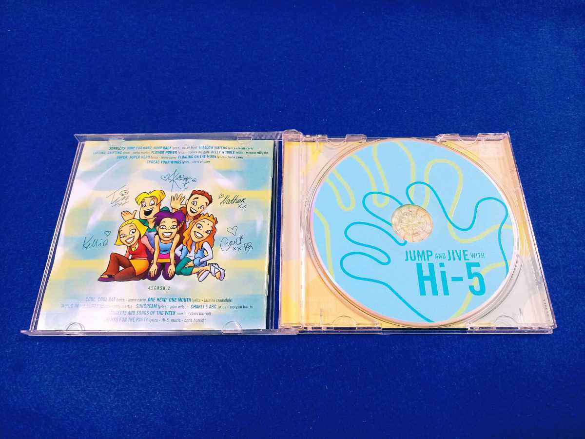 JUMP and JIVE WITH Hi-5 アルバム CD ＆ ソニー SONY ハイ5でジャンプとジャイブ レア 廃盤 【同梱可能　追跡番号あり】_画像3