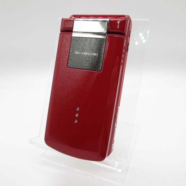 新品未使用 デッドストック 携帯電話 ディスプレイサンプル SH902i 赤 NTT docomo FOMA iモード モックアップ 見本品_画像1