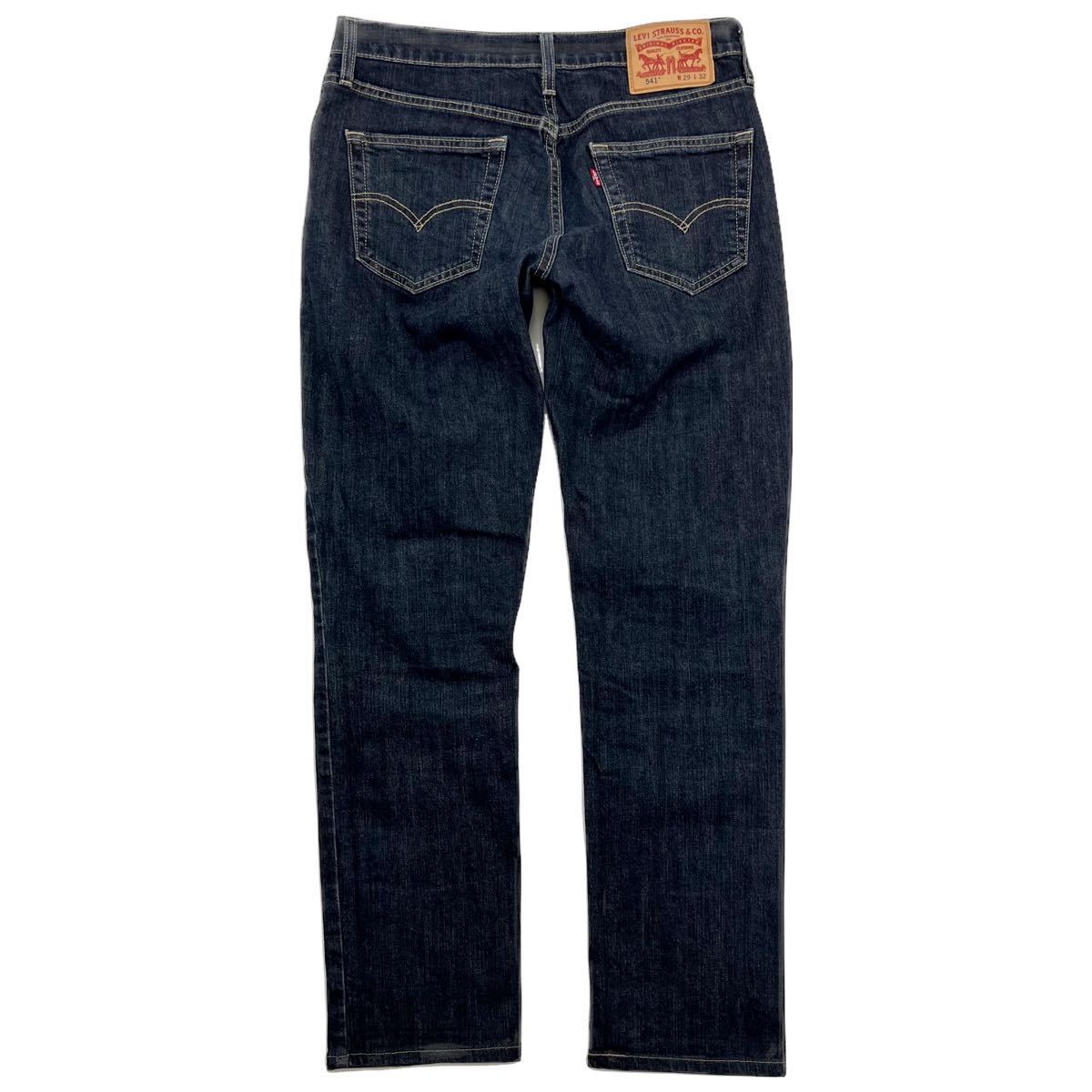 Levi's ☆ 541 通年 定番 デニムパンツ ジーンズ スリム ストレート インディゴ W29 アメカジ 大人カジュアル 古着 人気 リーバイス■JS857_画像4