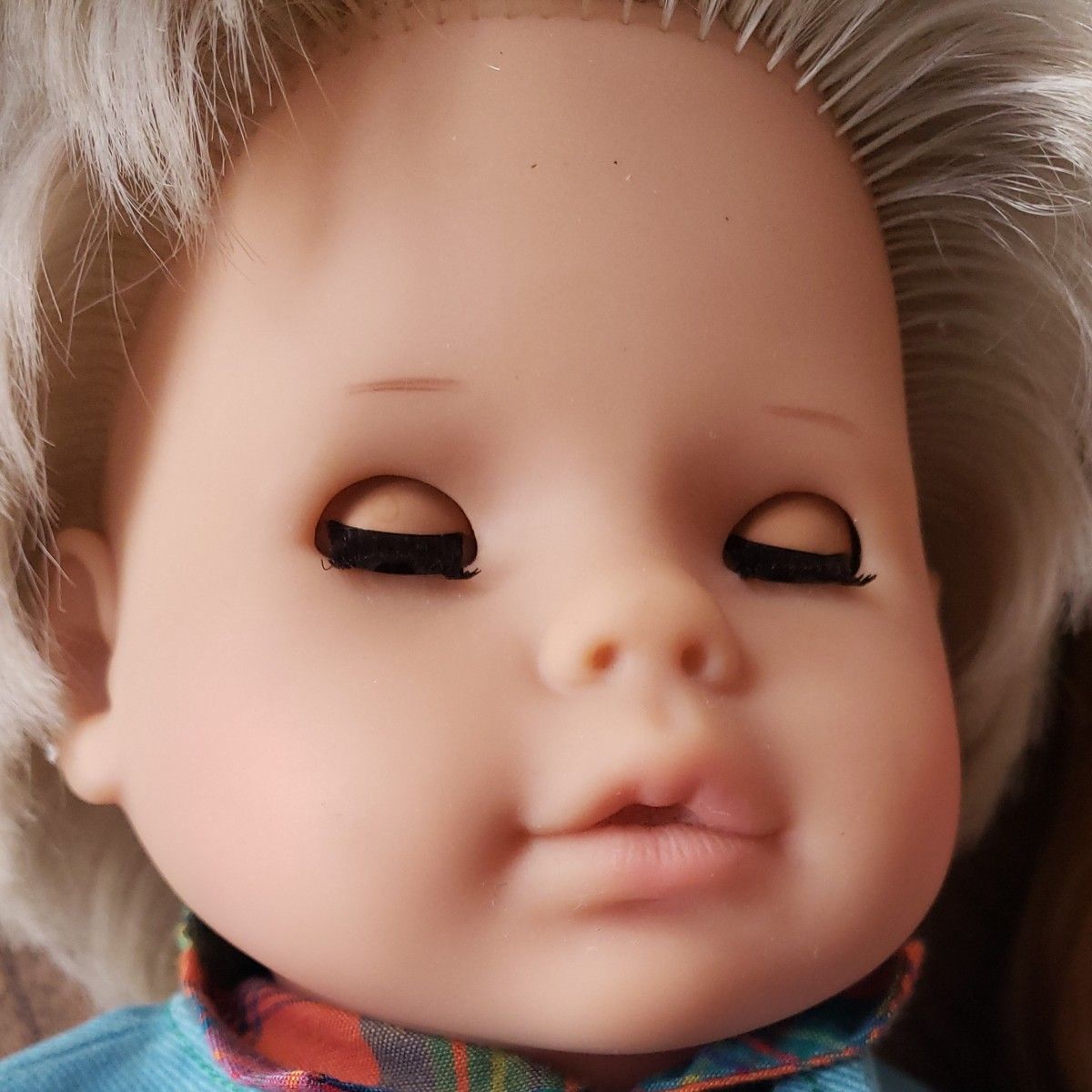 ドール　人形　ドイツ 女の子　男の子　ビンテージ　zapf　creation　抱き人形　ザップ クリエーション　可愛い人形