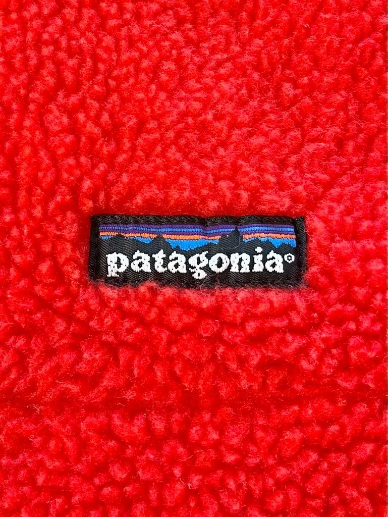 ★★★美品1993年 us製 patagonia パタゴニア 初期レトロX 雪無しタグ PEF ジャケット 23050 F3 サイズS フレンチレッド★★★_画像3