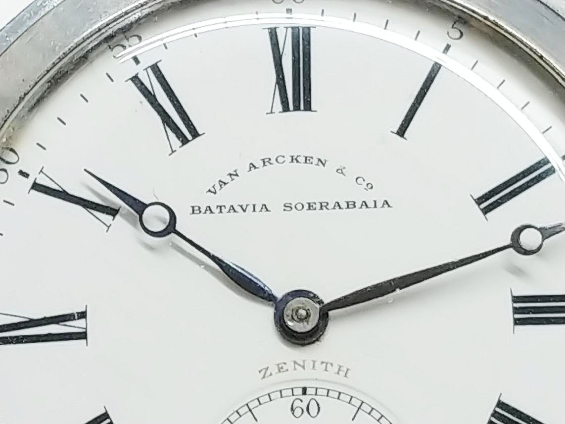 ☆ZENITH☆ゼニス Van Arcken & Co Batavia Soerabaja 懐中時計 送料無料！_画像7