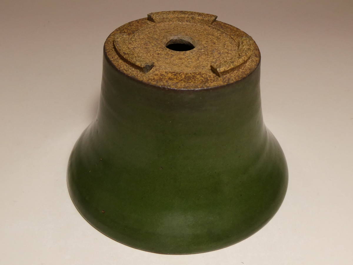 ▼緑釉反縁丸鉢　9.9×6.3cm _画像8