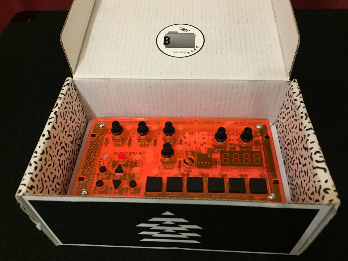 ( new goods ) Bastl Instruments 2.4 sampler / sequencer ( box attaching Japanese instructions / SD card battery attaching ) MPC2000 SP1200 CV SYNTH SID