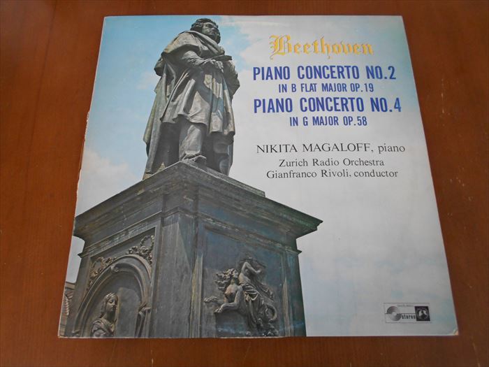  concert hole LP beige to-ven piano concerto no. 2 number & no. 4 number nikita*ma Garo f( piano ) 89s