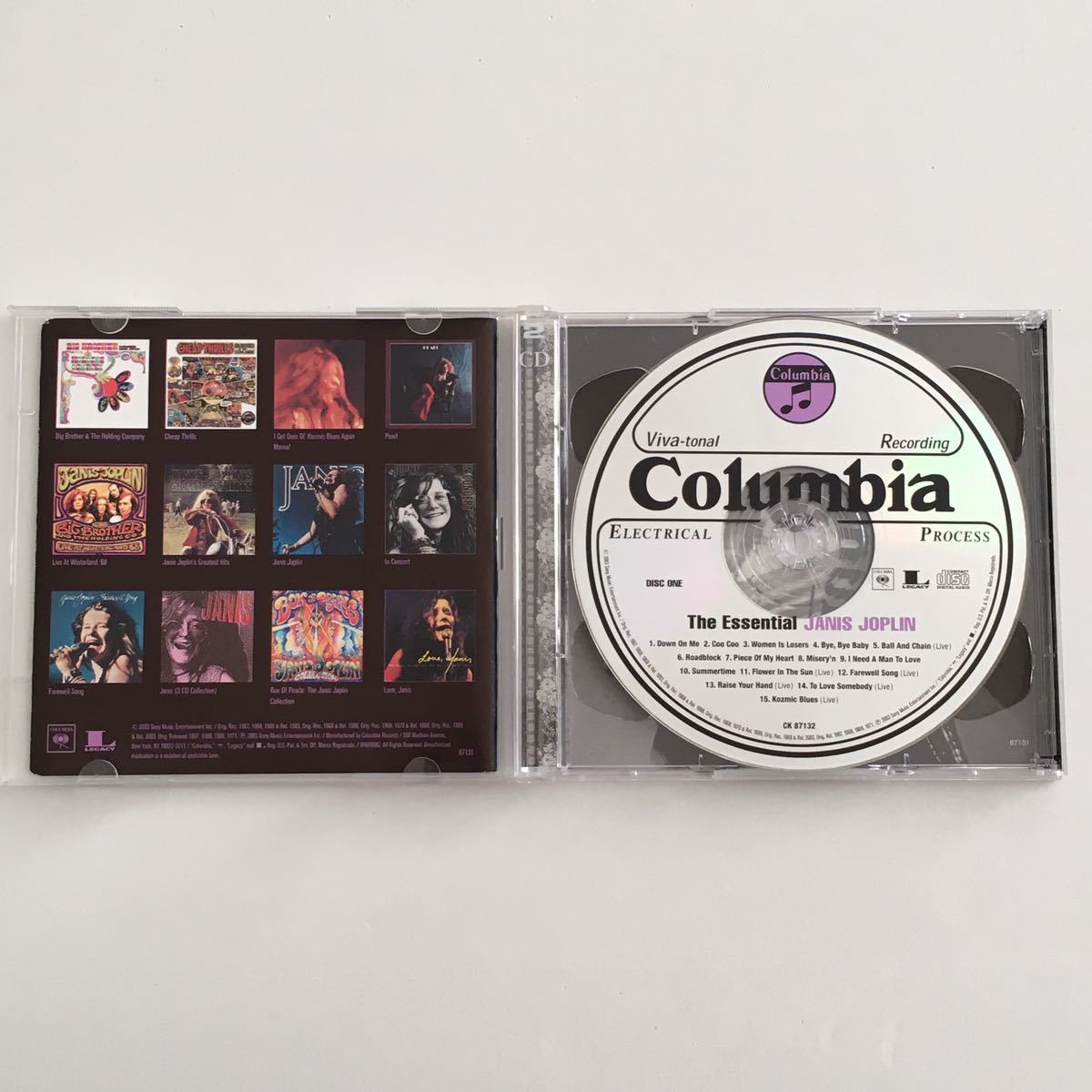 送料無料 評価1000達成記念 ロックCD Janis Joplin “The Essential Janis Joplin” 2CD Columbia Legacy アメリカ盤_画像2