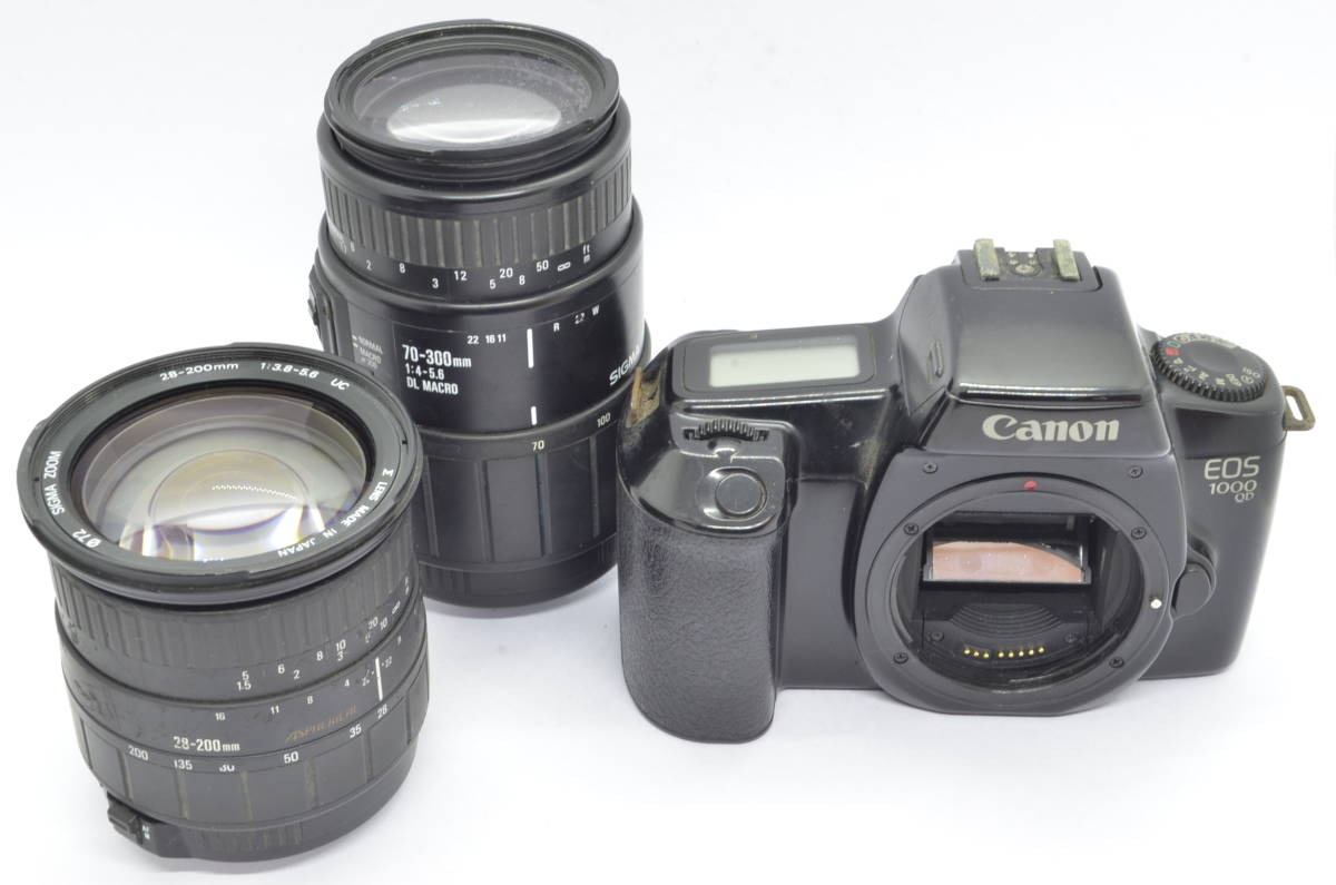 【外観並級】Canon EOS 1000 QD / SIGMA 28-200mm / 70-300mm　#t11903_画像10