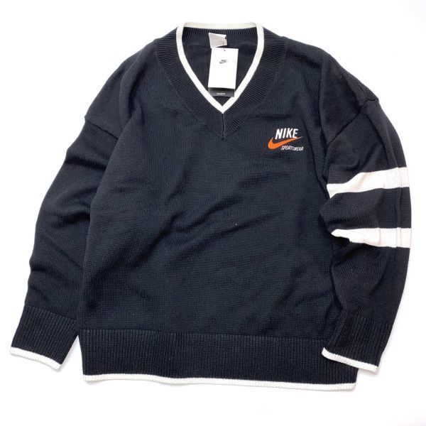 NIKE ナイキ NSW オーバーサイズ セーター 黒 XL DX0009-010 23-1118-10-5_画像1