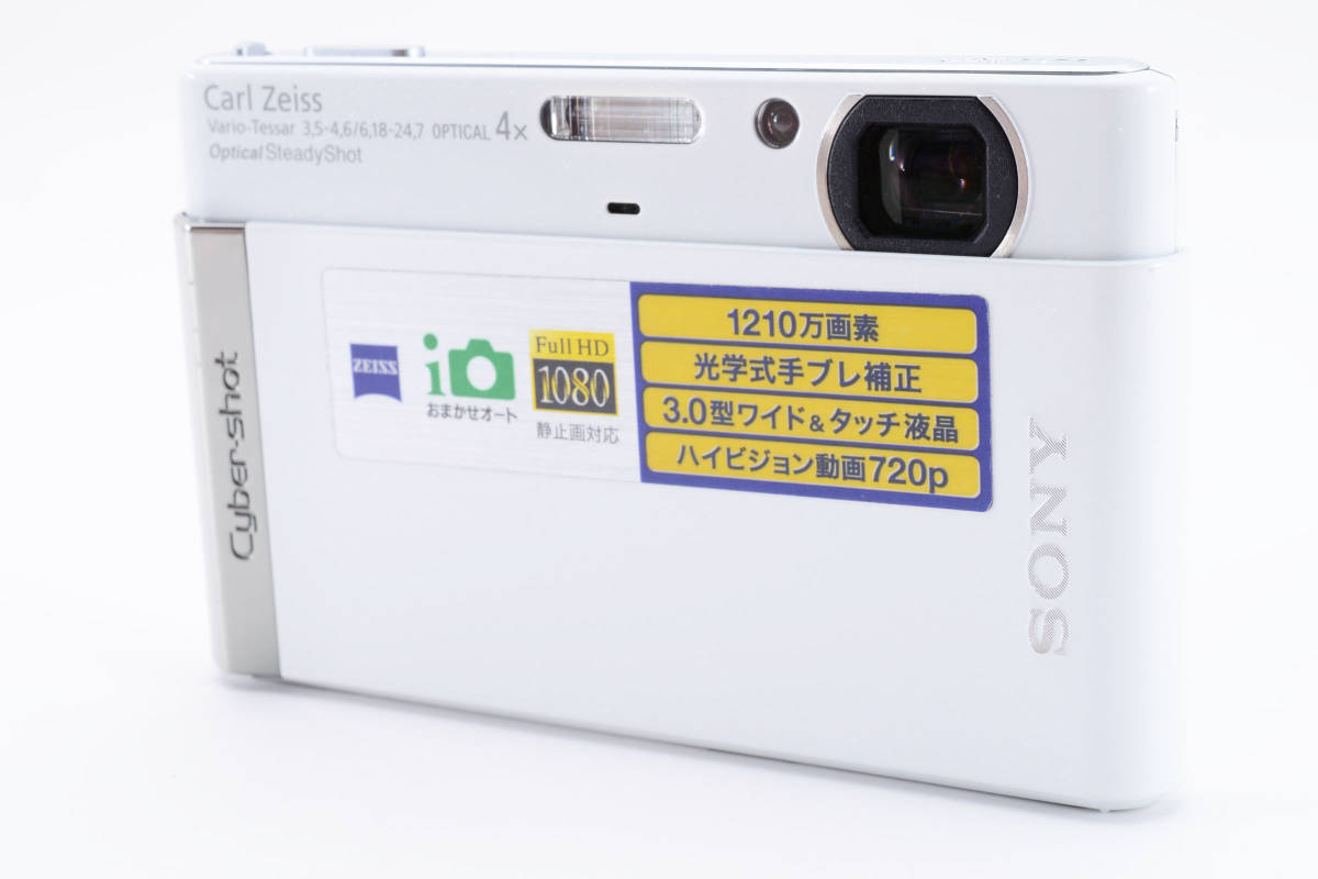 ■ 美品 ■ ソニー SONY DSC-T90 コンパクトデジタルカメラ 新品バッテリー・充電器付き D239D_画像2