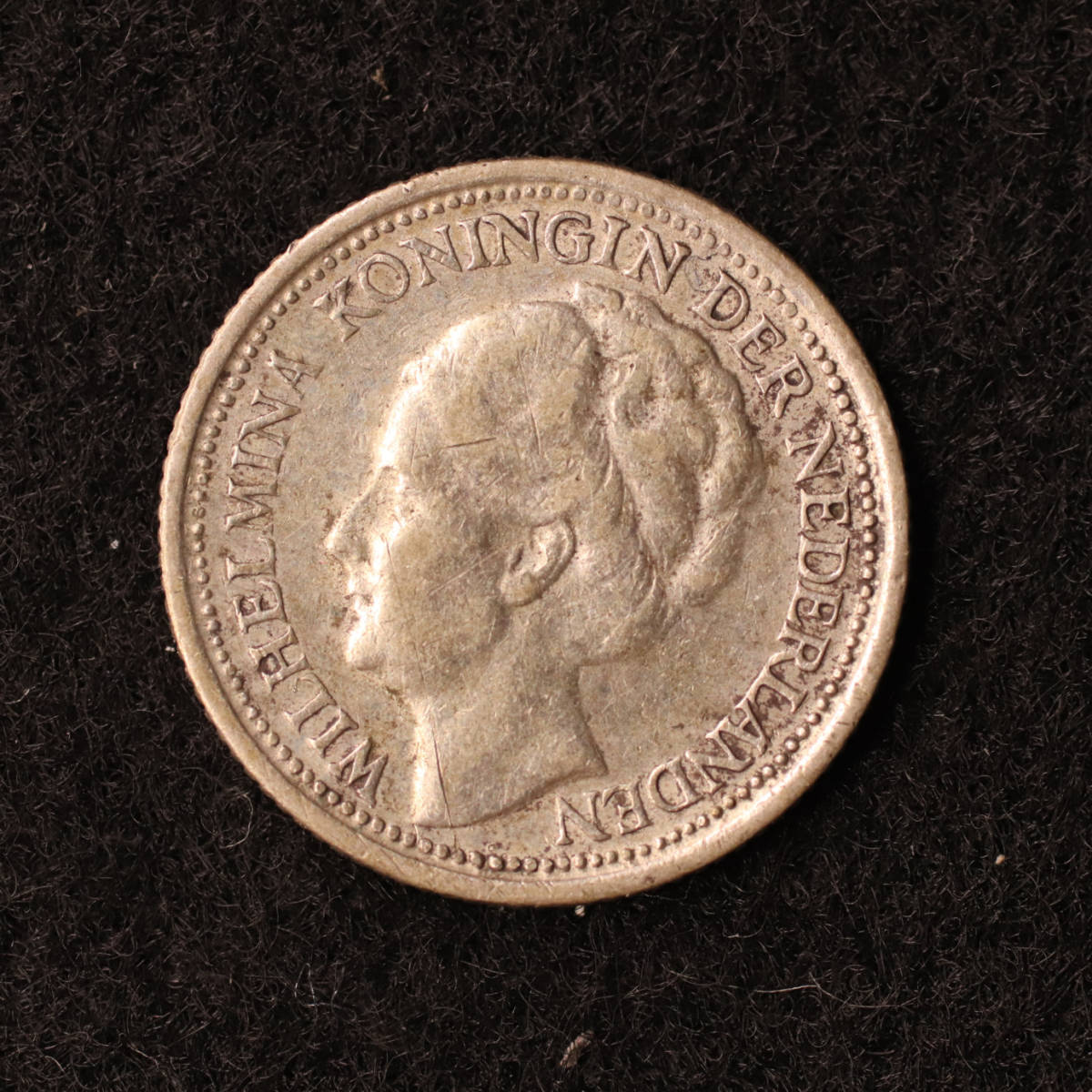 オランダ10セント銀貨（1939）[E2979]コイン　_画像1
