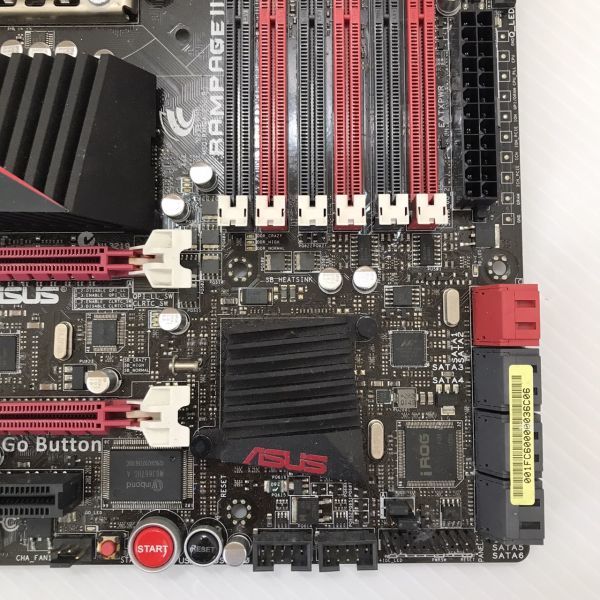 ST-1284 【ジャンク】 ASUS LGA1366ハイエンドmicroATXマザーボード RAMPAGE III GENE (RAMPAGE 3 GENE)_画像5