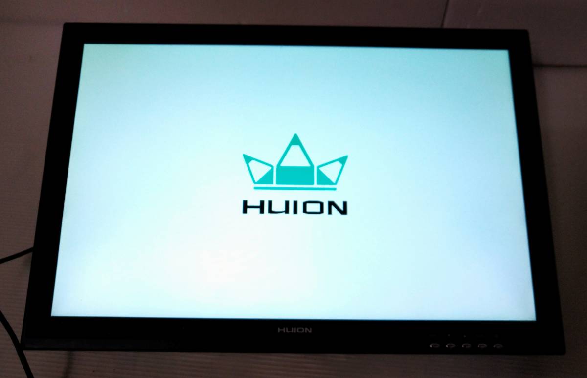 湘/HUION/19インチ/液晶ペンタブレット/GT-190/Windows/Mac/PC/周辺機器/角度調整可/通電確認済み/湘11.10-182見_画像3