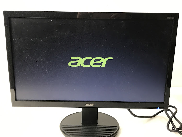 湘/acer/エイサー/液晶ディスプレイ/液晶モニター/K202HQL/19.5インチ/周辺機器/通電確認済み/湘11.10-188後_画像9