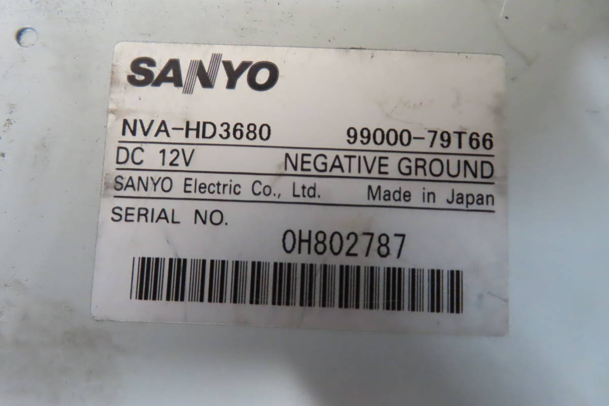 V9243/ Sanyo NVA-HD3680 HDD navi map 2008 year TV 1 SEG built-in 