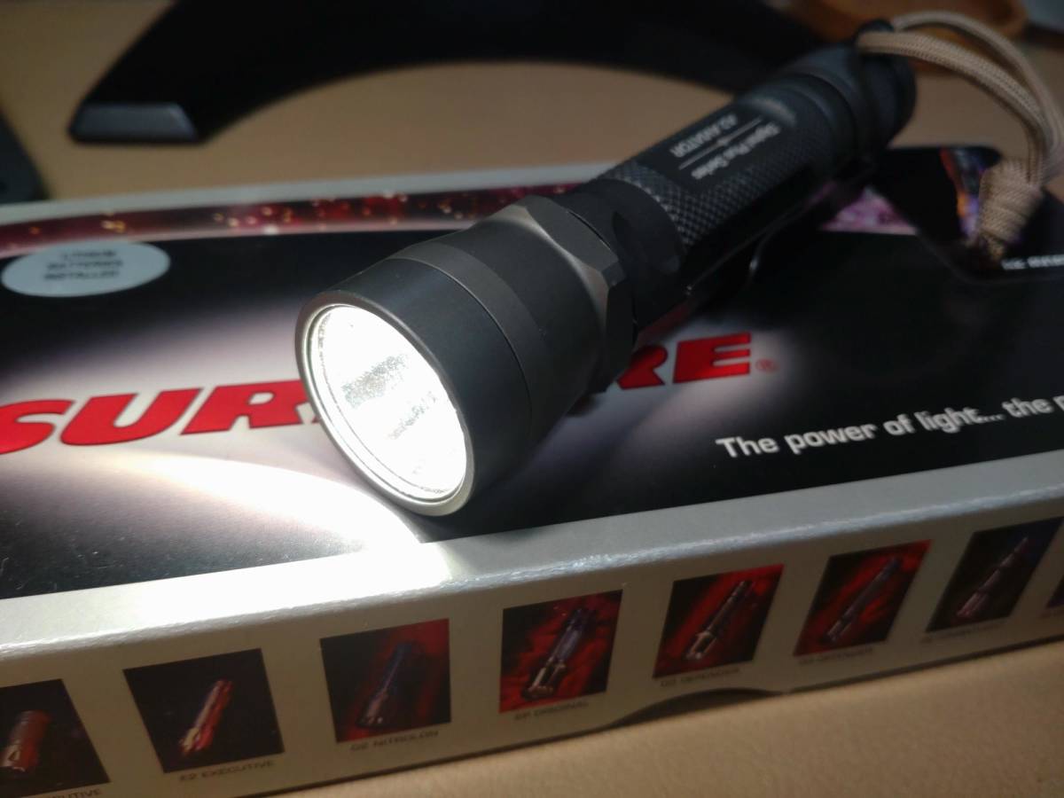 Old Surefire A2 aviator初期モデル Lumens Factory クリップ　LEDモジュール付_画像4