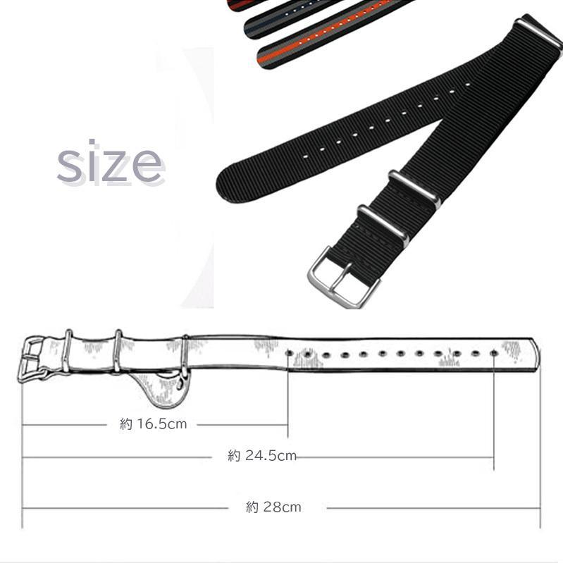 NATO belt band strap NATO type clock nylon change band 18mm gray new goods man woman ok exchange washing with water possible flexible endurance . sweat length adjustment possible 