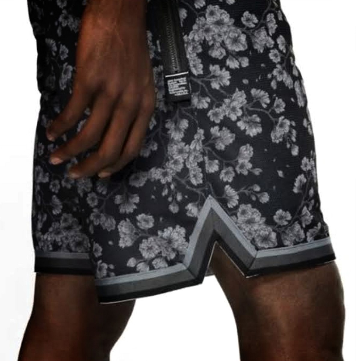 Nike Dri-fit Mens DNA Black Gray Floral Basketball Shorts 花柄 フローラル ボタニカル ハーフパンツ adidas Puma Under armour