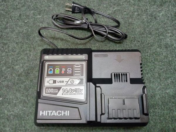 中古美品 HITACHI 日立工機 18V 6.0Ah コードレスインパクトドライバ WH18DDL2 (2LYPK)(S)スピーディーホワイト_画像8