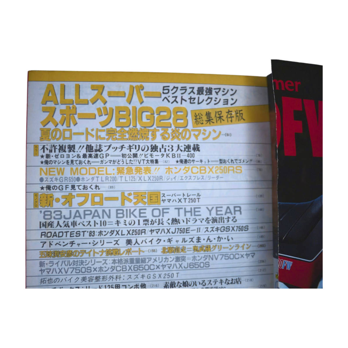 ★☆１９８３年発売　オートバイ　６月号 　(AUTO-BY　VOL.49 NO.6)　オートバイ雑誌☆★_画像9