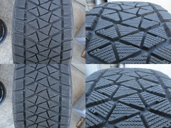 レクサス RX 18x7.5J +25 PCD114.3 ブリヂストン ブリザック DM-V2 235/65R18 中古スタッドレス ホイール 4本_画像8