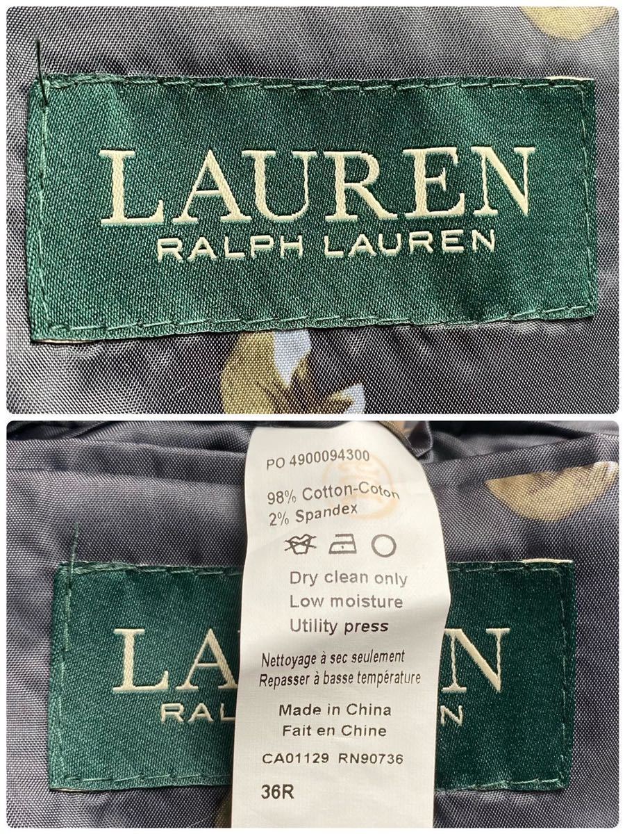 極美品 L位 ローレンラルフローレン LAUREN RALRH LAUREN テーラード