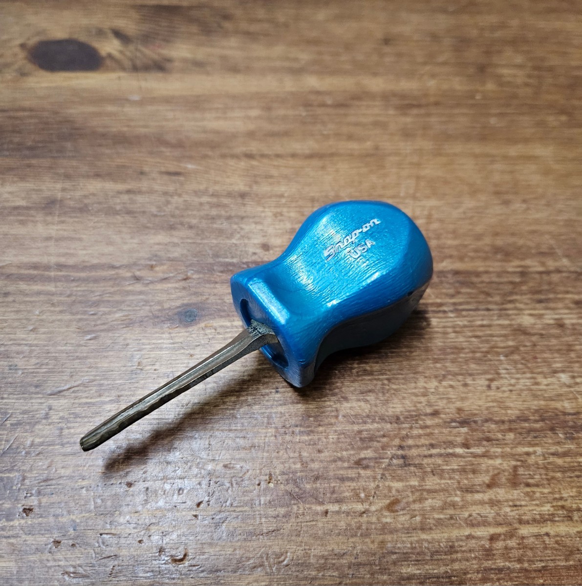  Snap-on рукоятка брелок для ключа редкий товар snap-on Setagaya основа оттенок голубого Vintage 