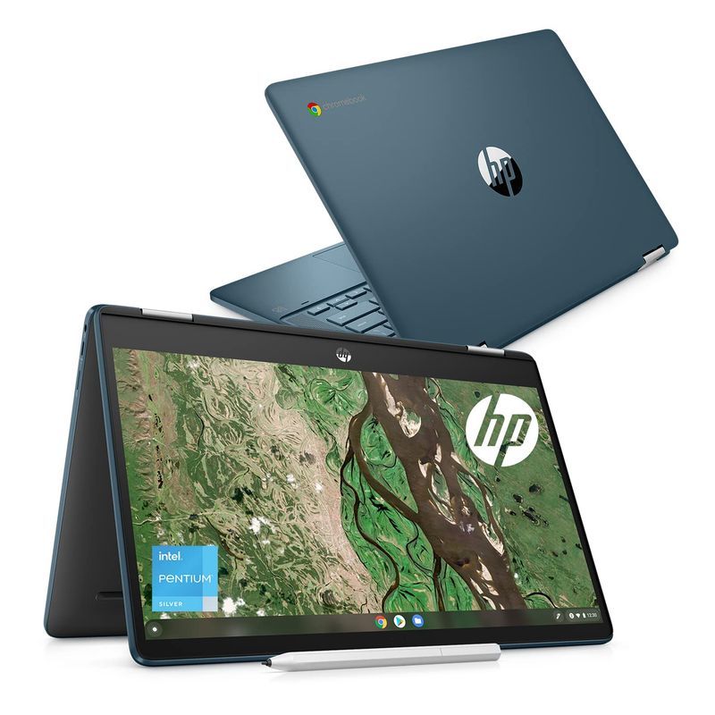 Chromebook HP ノートパソコン インテル Pentium Silver N6000 8GB 128GB eMMC 14インチ フ_画像1