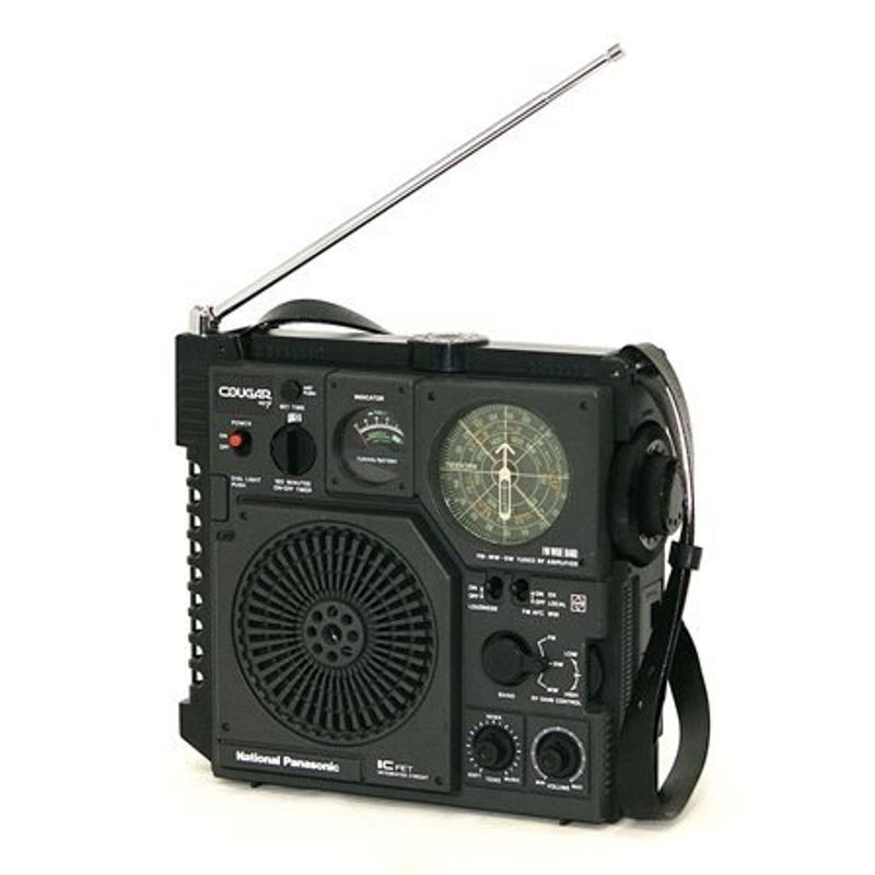 National Panasonic ナショナル パナソニック 松下電器産業 RF-877 クーガNo.7 BCLラジオ 3バンドレシーバー