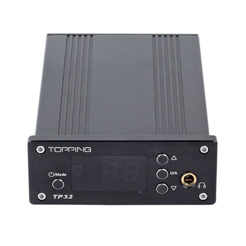 Topping デジタルアンプ+USB DAC+ヘッドフォンアンプ Tripath TA2024B TP32 ブラック