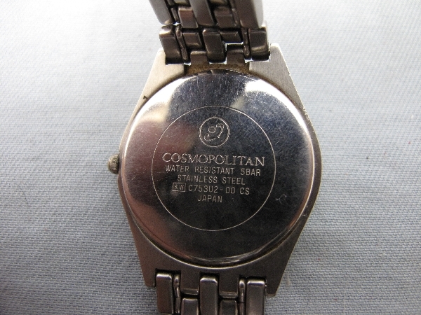 COSMOPOLITAN コスモポリタン クォーツ腕時計 風防径24.6ｍｍ（16）電池交換済み 稼動確認済み ユニセックス ３針