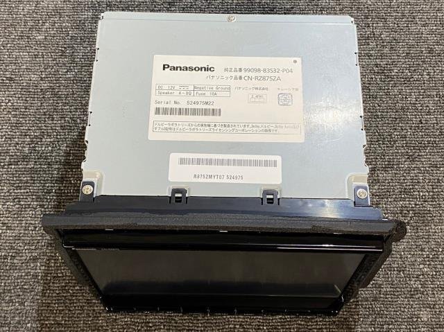 スズキ 純正 Panasonic CN-RZ875ZA メモリーナビ 8インチ (地デジ/フルセグ/Bluetooth/2021年地図データ) 動作確認済 (パナソニック_画像3