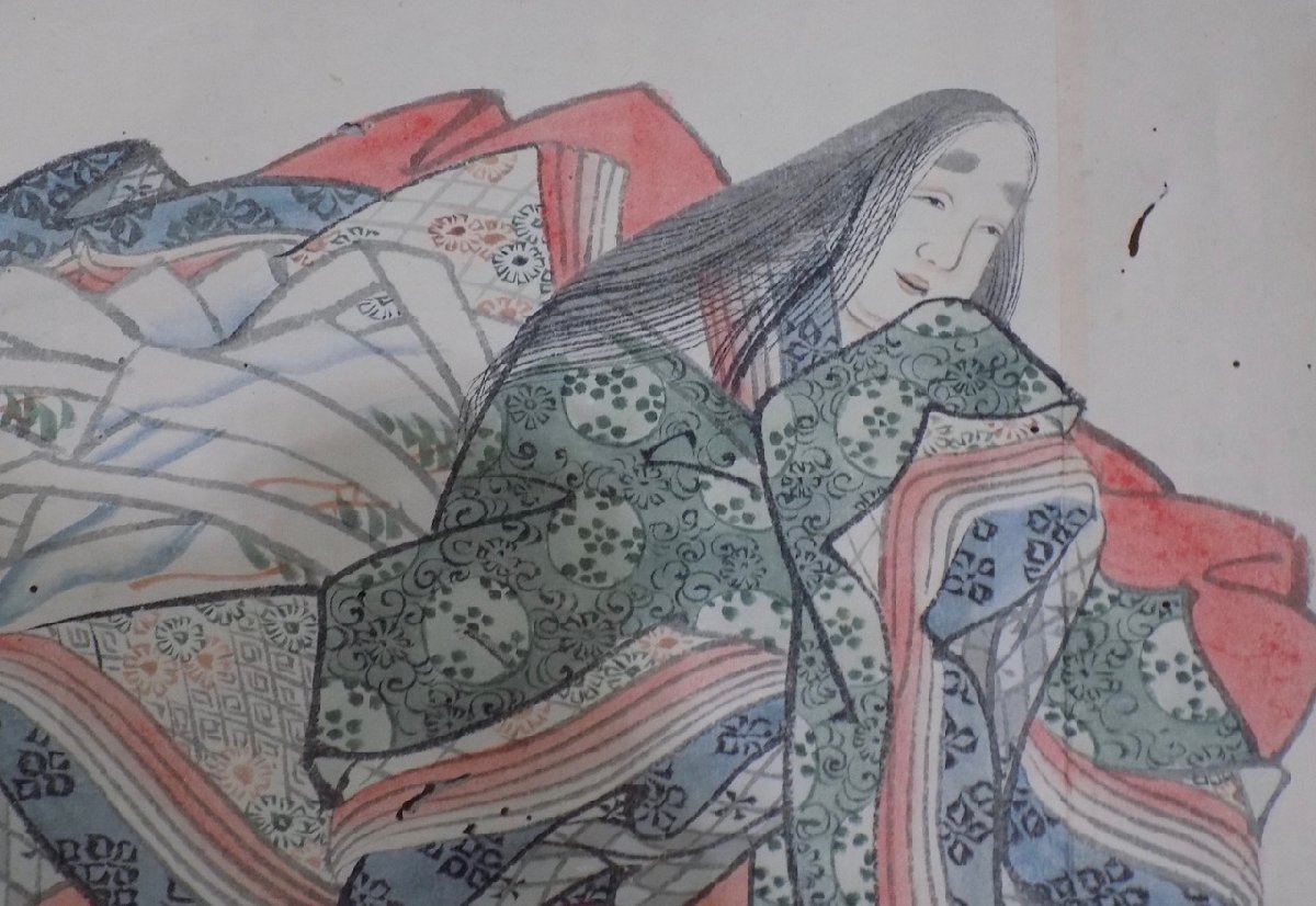 模写】松村月渓/呉春/「三十六歌仙偃息図巻」/紙本着色/一巻 模写】松村月渓/呉春/「三十六歌仙偃息図巻」/紙本着色/一巻
