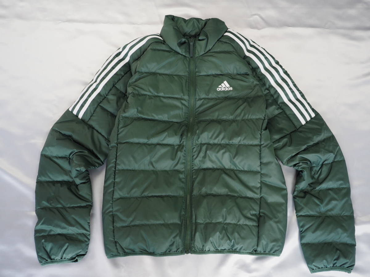 送料510円～◆新品◆adidas◆アディダス◆ESSENTIALS DOWN JACKET◆エッセンシャルズ ダウンジャケット◆グリーン◆Lの画像2