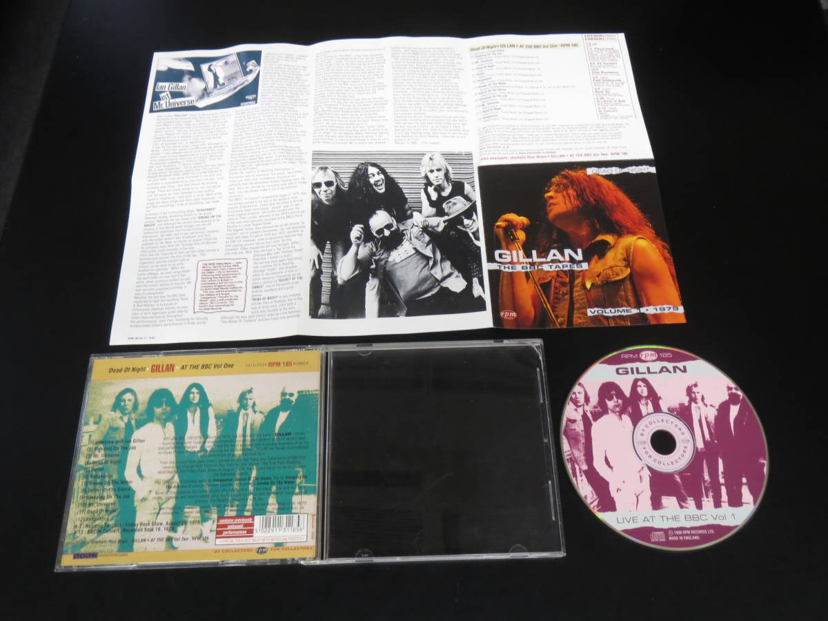 Gillan - The BBC Tapes Volume 1: Dead of Night 1979 輸入盤CD（イギリス RPM 185, 1998）_画像2
