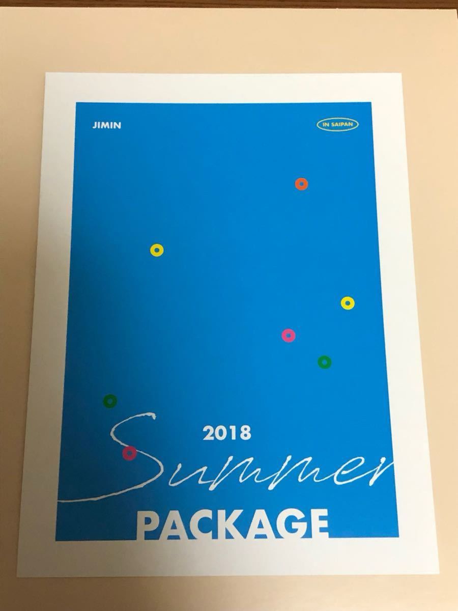 公式　BTS サマーパッケージ　2018  JIMIN ジミン　ミニポスター　Summer　PACKAGE 2018　サマパケ