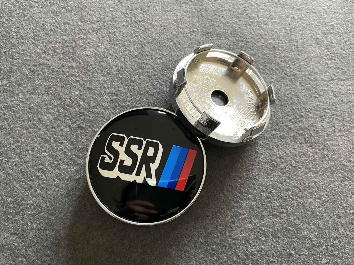 SSR用 ホイールセンターキャップ 外径60mm 4個セット（T323番） ハブキャップ ホイールカバー エンブレムステッカー 送料無料_画像4