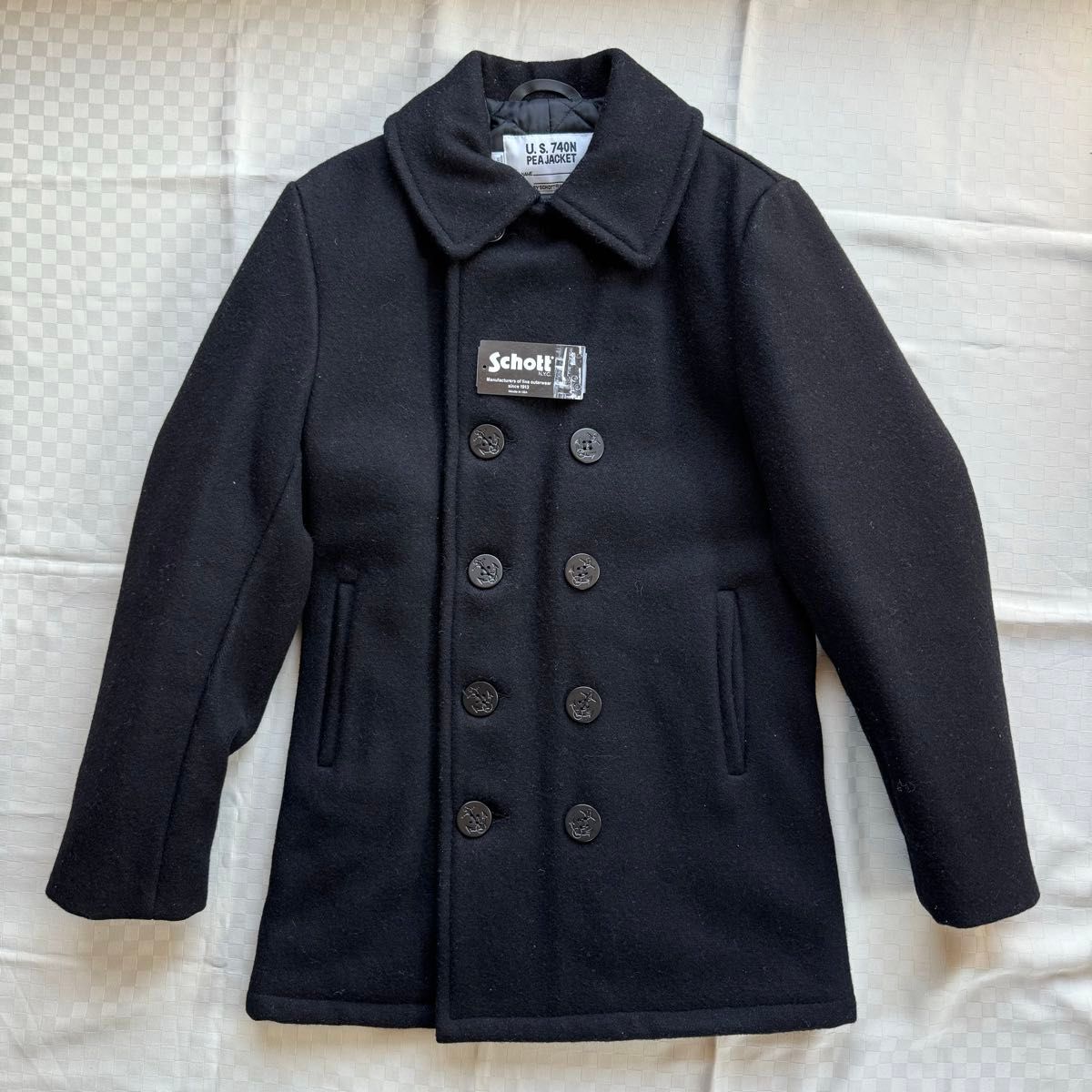 schott 740N Pコート 34 Sサイズ 美中古 日本未発売 32oz ウール schott 740N Pコート 34 Sサイズ 美中古 日本未発売 32oz ウール