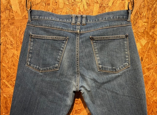  мужской брюки RAGEBLUE Rageblue Denim джинсы обработка тонкий тонкий стрейч FE865 / примерно W32 единый по всей стране стоимость доставки 520 иен 