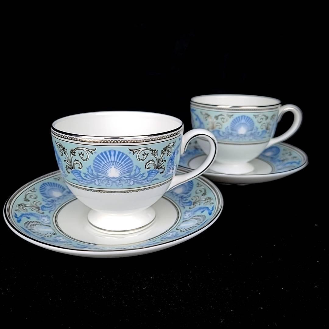 未使用 ウェッジウッド WEDGWOOD ドルフィンブルー カップ 未使用 ウェッジウッド WEDGWOOD ドルフィンブルー カップ