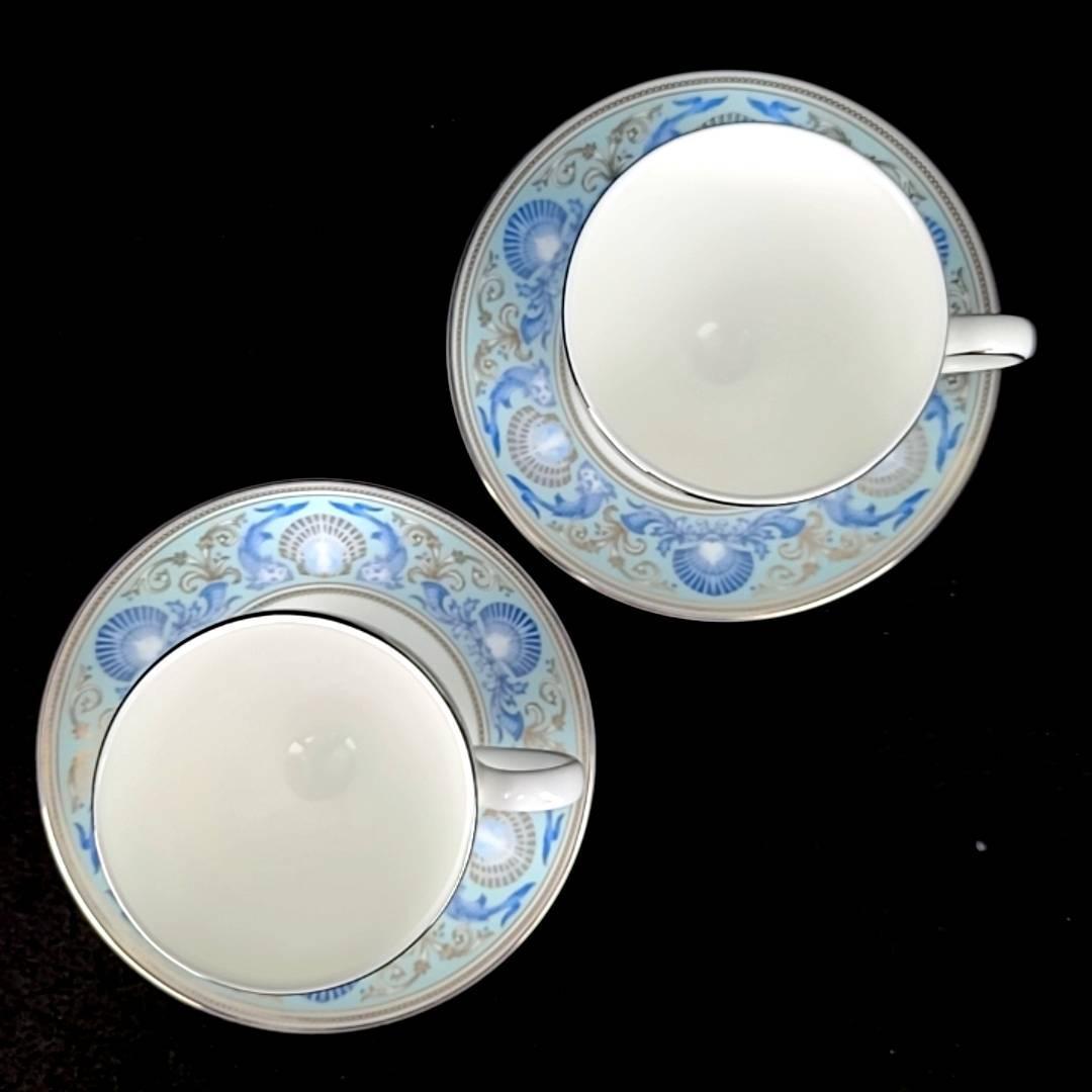 未使用 ウェッジウッド WEDGWOOD ドルフィンブルー カップ 未使用 ウェッジウッド WEDGWOOD ドルフィンブルー カップ