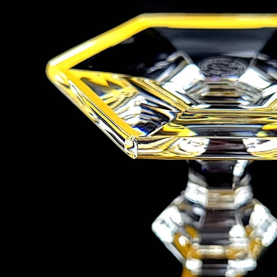 ◇良品 ◆ バカラ Baccarat エンパイア アルクール 金彩 シャンパンフルート シャンパングラス ペア 2客 ③ 完売 希少 レア