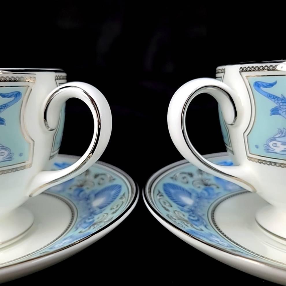 未使用 ウェッジウッド WEDGWOOD ドルフィンブルー カップ 未使用 ウェッジウッド WEDGWOOD ドルフィンブルー カップ
