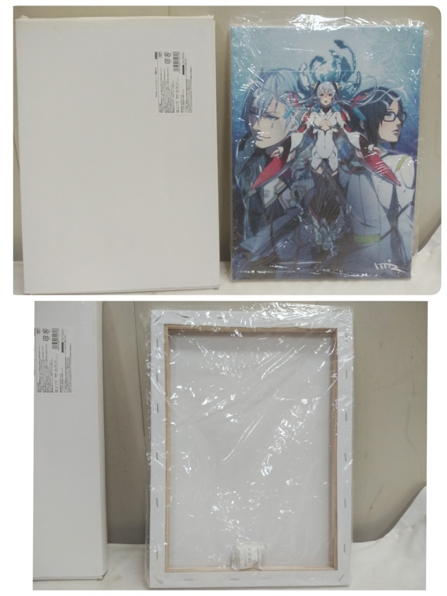 未使用 PSO2 グッズ色々【 キャンバスアート24×33cm・クリアファイル・缶バッジ・しおり 他 】未使用在庫 ファンタシースターオンライン2_画像7