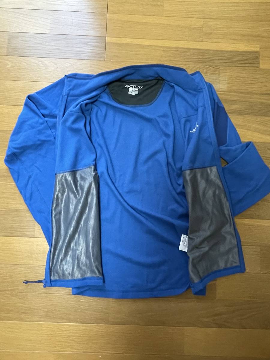 アークテリクス デルタ ライト ジャケット ARC'TERYX DELTA LT JACKET Sサイズ フリース インナー ブルー_画像4