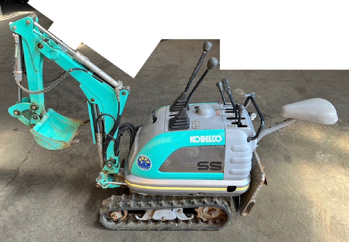 ブーム自然降下 使用時間45hr KOBELCO SS1/2 ミニユンボ 250kg ブーム自然降下 使用時間45hr KOBELCO SS1/2 ミニユンボ 250kg