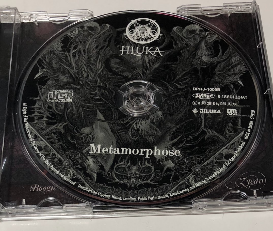 JILUKA ジルカ CD アルバム Metamorphose 通常盤 ★即決★ 帯付き 11曲入り_画像2