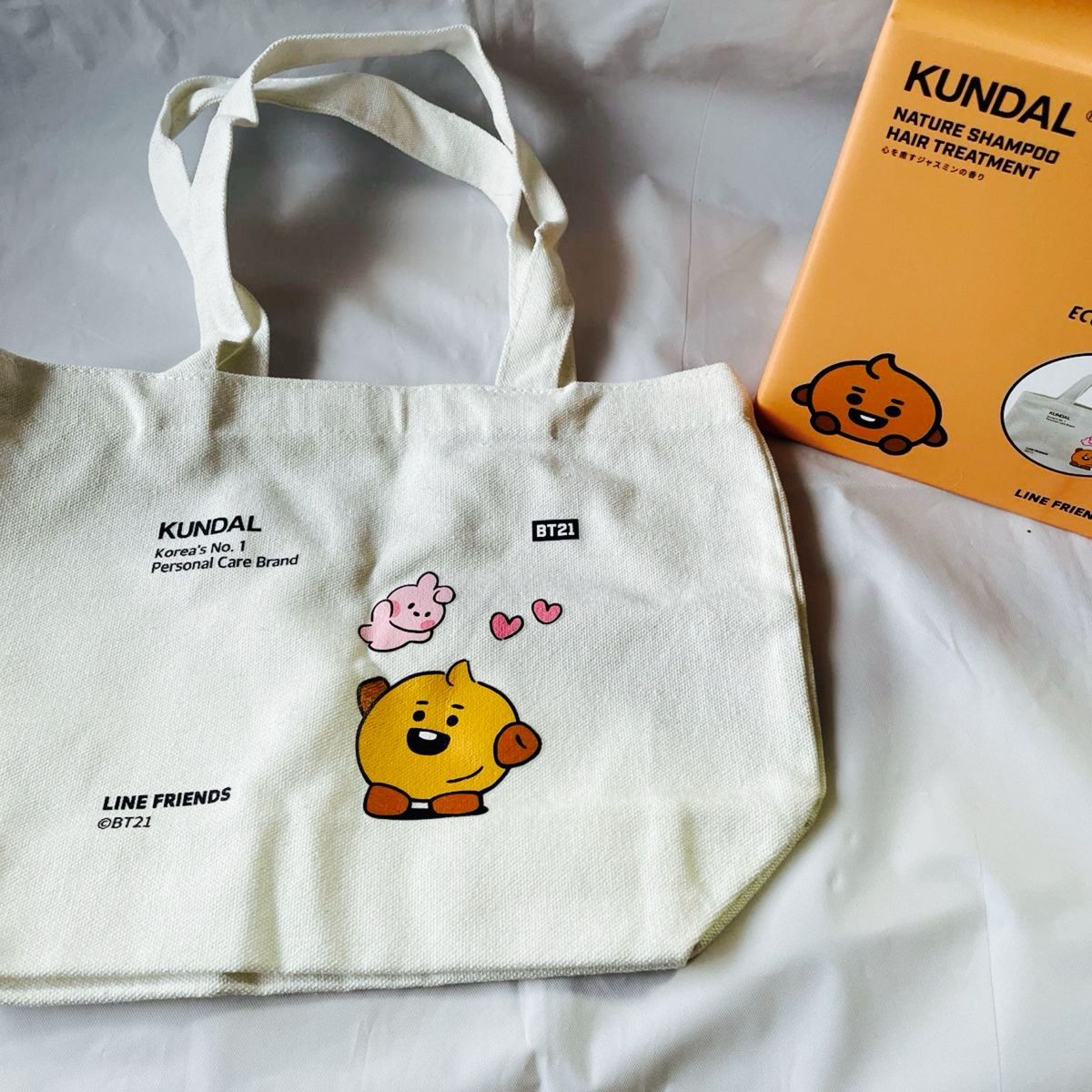 クンダル　ノベルティ　bt21 トートバッグ　エコバッグ　　　　シュッキー