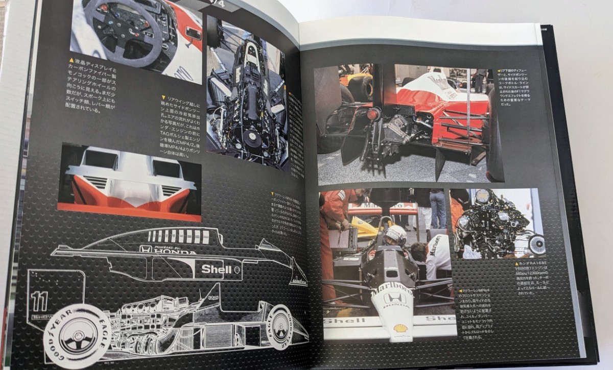 デアゴスティーニ マクラーレン ホンダ 箱・冊子付き MP4/4 アイルトン・セナ 1988 F1マシンコレクション 1:43スケール HONDAの画像3