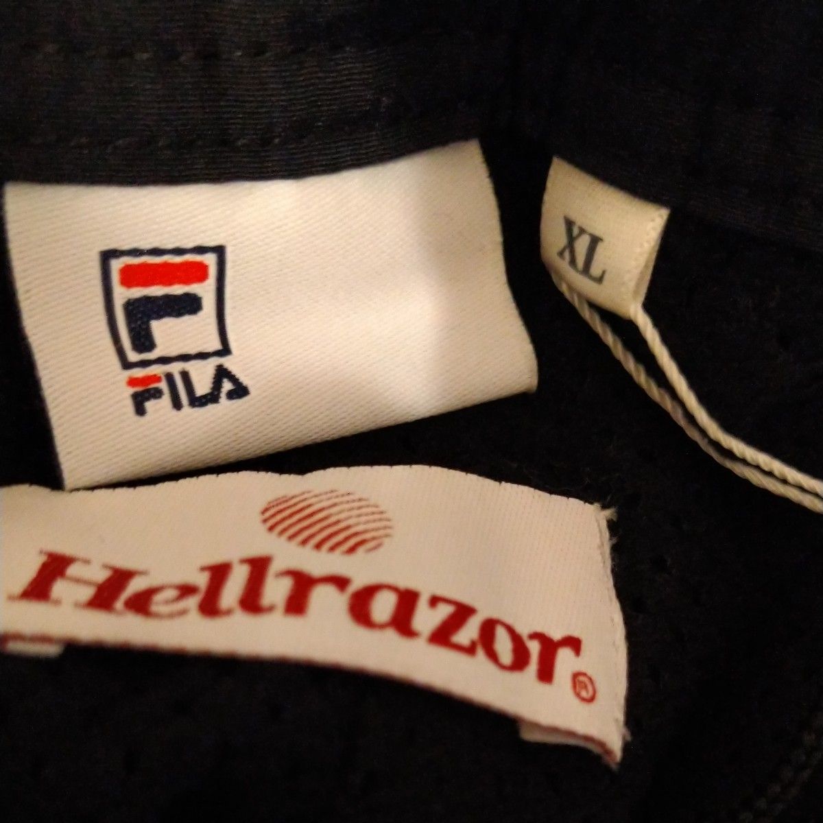 【新品・未使用】FILA フィラ　撥水　パンツ　XL 新品　未使用　黒