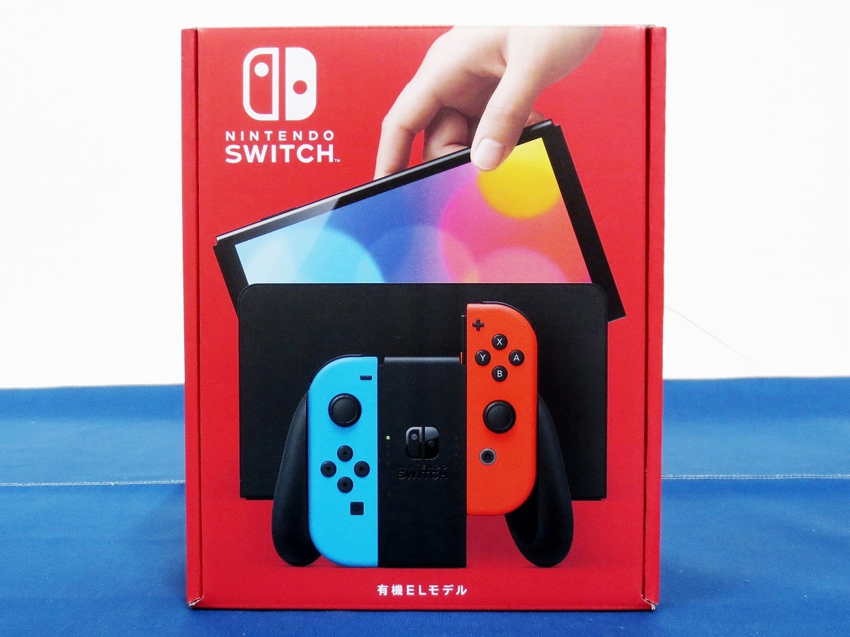 1円～☆未使用☆Nintendo Switch本体有機ELモデルネオンブルー・ネオン